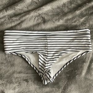 Victoria Secret Cheeky BoyShort Stripe Swim Bottom